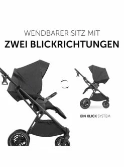 Autositze & Kinderwagen Hauck 2in1 Kombi Kinderwagen Vision X Set Black, Melange Black Günstig Kaufen -Hauck shop hauck 2in1 kombi kinderwagen vision x set black melange black 7