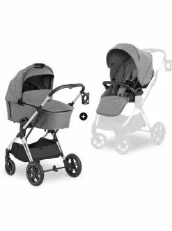 Autositze & Kinderwagen Hauck 2in1 Kombi Kinderwagen Vision X Set Silver, Melange Grey Günstig Kaufen