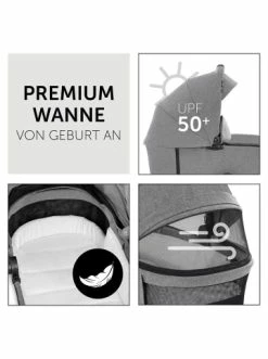Autositze & Kinderwagen Hauck 2in1 Kombi Kinderwagen Vision X Set Silver, Melange Grey Günstig Kaufen -Hauck shop hauck 2in1 kombi kinderwagen vision x set silver melange grey 4