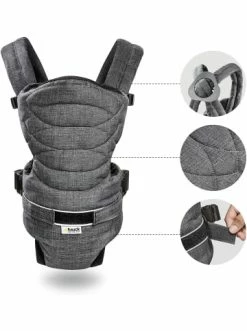 Autositze & Kinderwagen Hauck Babytrage 2-Way Carrier, Malange Charcoal Günstig Kaufen -Hauck shop hauck babytrage 2 way carrier malange charcoal 4