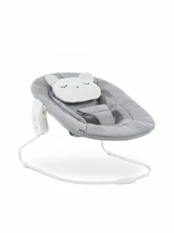 Möbel Hauck Bouncer 2in1 Für Alpha+ Hochstuhl Newborn Set, Pastel Bear Light Grey Günstig Kaufen