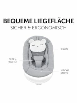 Möbel Hauck Bouncer 2in1 Für Alpha+ Hochstuhl Newborn Set, Pastel Bear Light Grey Günstig Kaufen -Hauck shop hauck bouncer 2in1 fur alpha hochstuhl newborn set pastel bear light grey 7