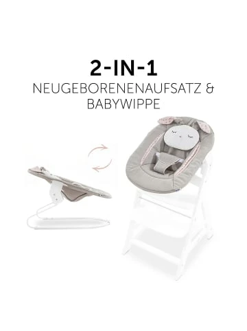 Möbel Hauck Bouncer 2in1 Für Alpha+ Hochstuhl Newborn Set, Powder Bunny Beige Bloom Günstig Kaufen 8 Möbel Hauck Bouncer 2in1 Für Alpha+ Hochstuhl Newborn Set, Powder Bunny Beige Bloom Günstig Kaufen – Bild 6