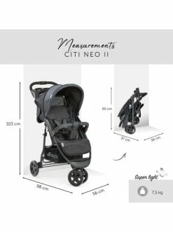 Autositze & Kinderwagen Hauck Buggy Citi Neo II, Caviar/stone Günstig Kaufen -Hauck shop hauck buggy citi neo ii caviar stone 3