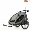 Spielzeug Hauck Dryk Duo Fahrradanhänger Und Buggy (bis 44kg), Grau/schwarz, Zweisitzer Günstig Kaufen -Hauck shop hauck dryk duo fahrradanhanger und buggy bis 44kg grau schwarz zweisitzer