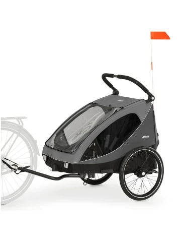 Spielzeug Hauck Dryk Duo Fahrradanhänger Und Buggy (bis 44kg), Grau/schwarz, Zweisitzer Günstig Kaufen 7 Spielzeug Hauck Dryk Duo Fahrradanhänger Und Buggy (bis 44kg), Grau/schwarz, Zweisitzer Günstig Kaufen – Bild 5