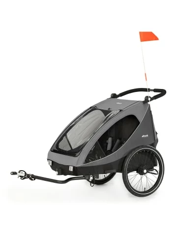 Spielzeug Hauck Dryk Duo Fahrradanhänger Und Buggy (bis 44kg), Grau/schwarz, Zweisitzer Günstig Kaufen 3 Spielzeug Hauck Dryk Duo Fahrradanhänger Und Buggy (bis 44kg), Grau/schwarz, Zweisitzer Günstig Kaufen