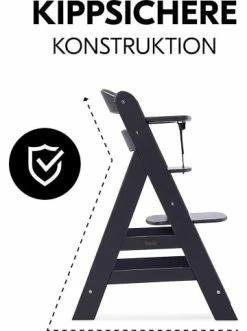 Möbel Hauck Hochstuhl Alpha+, Dark Grey Günstig Kaufen -Hauck shop hauck hochstuhl alpha dark grey 5