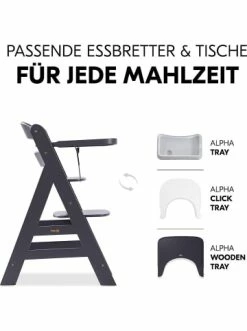 Möbel Hauck Hochstuhl Alpha+, Dark Grey Günstig Kaufen -Hauck shop hauck hochstuhl alpha dark grey 9