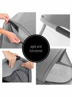 Autositze & Kinderwagen Hauck Kinderwagenaufsatz Colibri, Melange Grey Günstig Kaufen -Hauck shop hauck kinderwagenaufsatz colibri melange grey 4