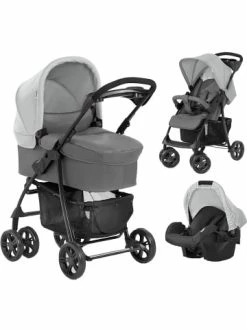 Autositze & Kinderwagen Hauck Kombi Kinderwagen Shopper Trio Set, Grey Günstig Kaufen