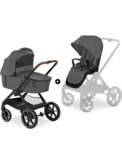 Autositze & Kinderwagen Hauck Kombikinderwagen Walk N Care Air Set, Dark Grey Günstig Kaufen