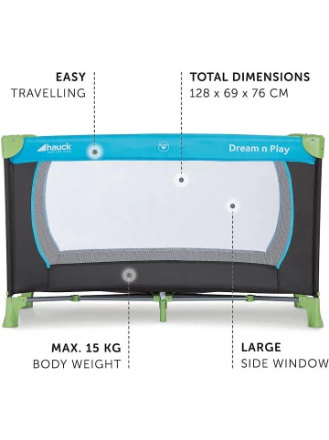 Möbel Hauck Reisebett Dream'n Play, Waterblue Günstig Kaufen 9 Möbel Hauck Reisebett Dream'n Play, Waterblue Günstig Kaufen – Bild 7