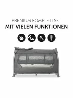 Möbel Hauck Reisebett Play N Relax Center, Melange Charcoal Günstig Kaufen -Hauck shop hauck reisebett play n relax center melange charcoal 3