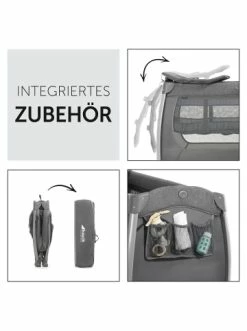 Möbel Hauck Reisebett Play N Relax Center, Melange Charcoal Günstig Kaufen -Hauck shop hauck reisebett play n relax center melange charcoal 4