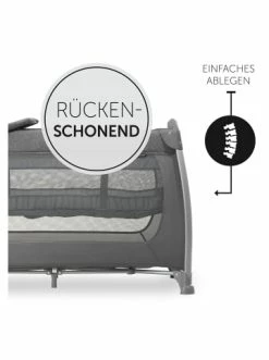 Möbel Hauck Reisebett Play N Relax Center, Melange Charcoal Günstig Kaufen -Hauck shop hauck reisebett play n relax center melange charcoal 6