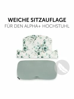 Möbel Hauck Sitzauflage Alpha Highchair Pad Select, Jersey Leaves Mint Günstig Kaufen -Hauck shop hauck sitzauflage alpha highchair pad select jersey leaves mint 2
