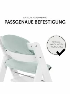 Möbel Hauck Sitzauflage Alpha Highchair Pad Select, Musselin Mint Günstig Kaufen -Hauck shop hauck sitzauflage alpha highchair pad select musselin mint 7
