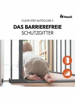 Möbel Hauck Türschutzgitter Clear Step Autoclose 2, Dark Grey Günstig Kaufen -Hauck shop hauck turschutzgitter clear step autoclose 2 dark grey 5