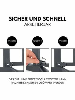 Möbel Hauck Türschutzgitter Clear Step Autoclose 2, Dark Grey Günstig Kaufen -Hauck shop hauck turschutzgitter clear step autoclose 2 dark grey 8