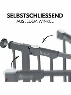 Möbel Hauck Türschutzgitter Clear Step Autoclose 2 Set +9 Cm, Dark Grey Günstig Kaufen -Hauck shop hauck turschutzgitter clear step autoclose 2 set 9 cm dark grey 8