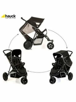 Autositze & Kinderwagen Hauck Zwillingswagen Freerider In Schwarz Günstig Kaufen